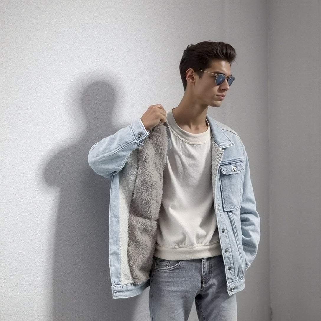 Chaqueta de Jean con corderito