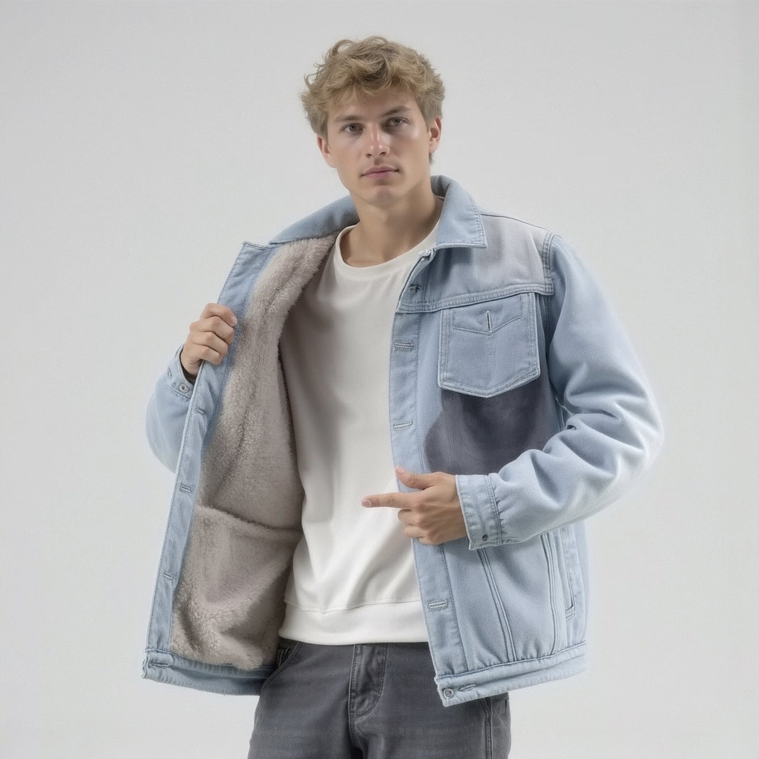 Chaqueta de Jean con corderito