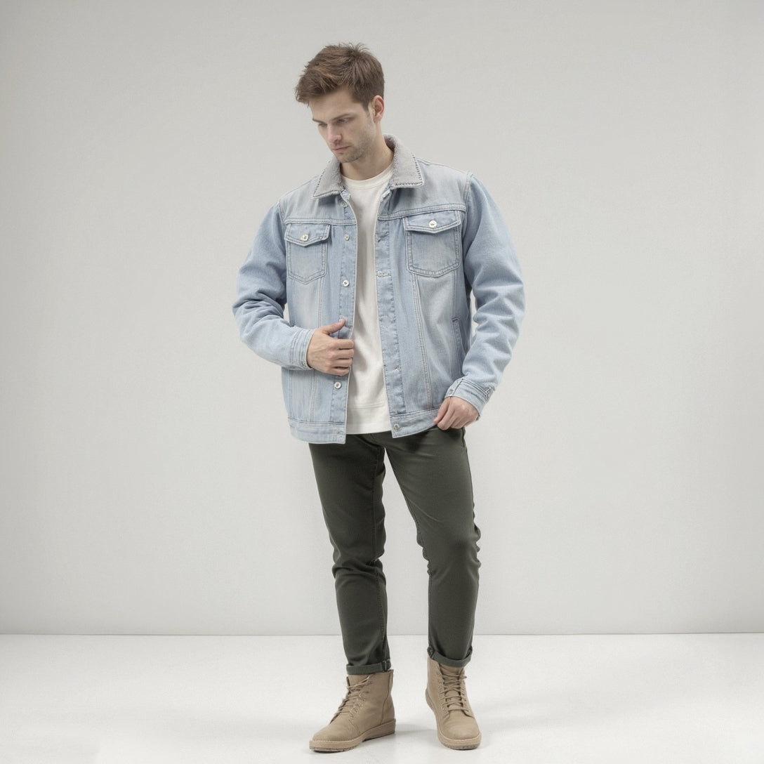 Chaqueta de Jean con corderito