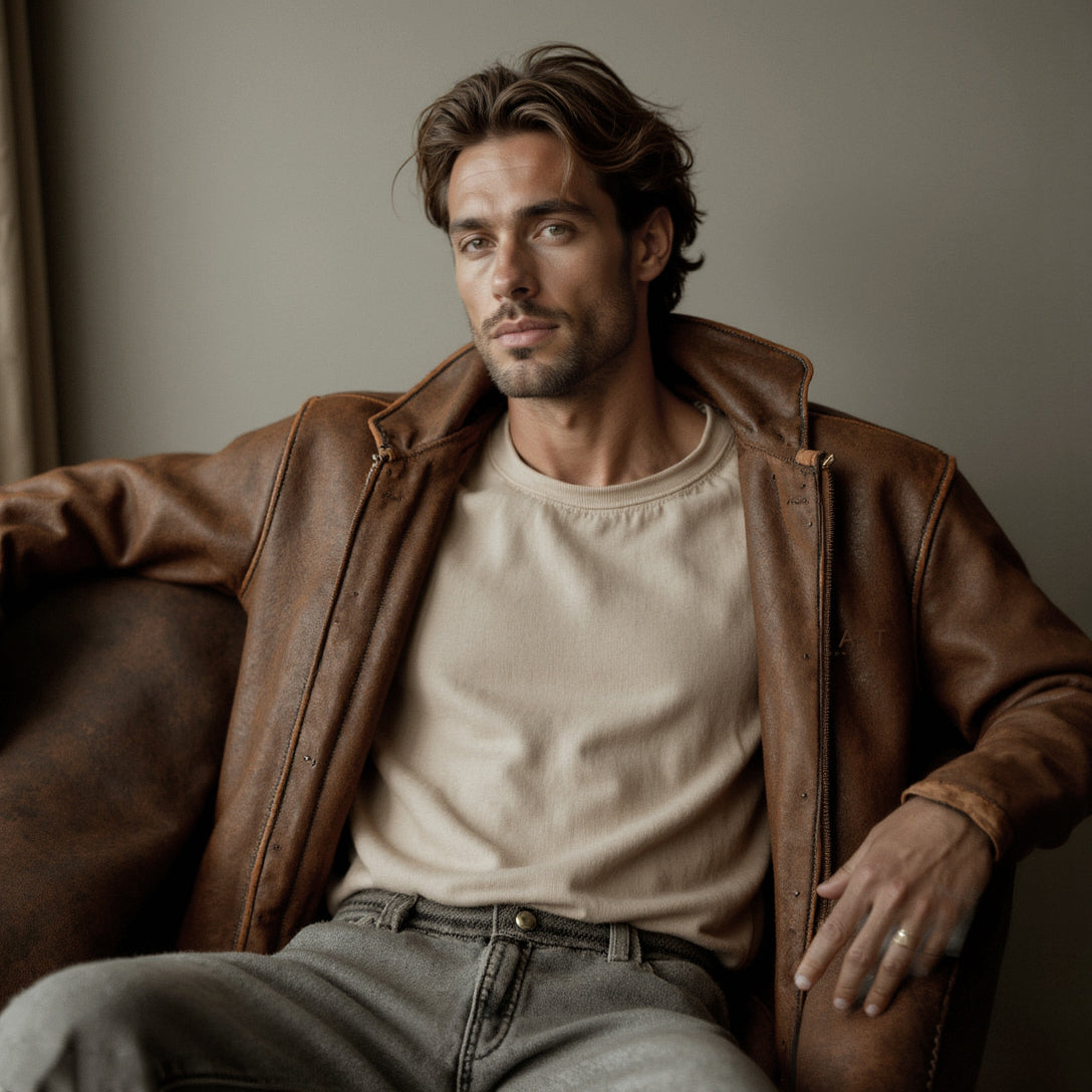 Chaqueta de Cuero Vacuno Goat London