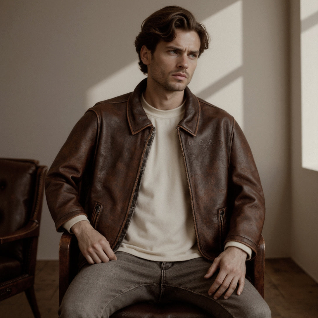 Chaqueta de Cuero Vacuno Goat London