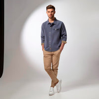 Thumbnail for Camisa con cuello de Pana