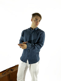 Thumbnail for Camisa 100% Lino INGLES