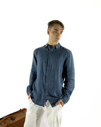 Thumbnail for Camisa 100% Lino INGLES