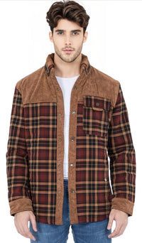 Thumbnail for Chaqueta con Corderito a Cuadros