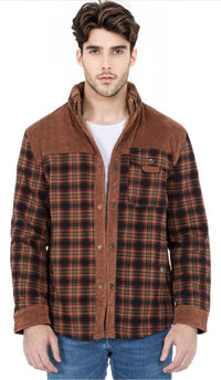 Thumbnail for Chaqueta con Corderito a Cuadros