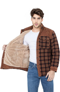 Thumbnail for Chaqueta con Corderito a Cuadros