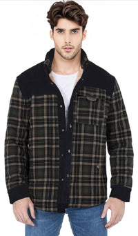 Thumbnail for Chaqueta con Corderito a Cuadros