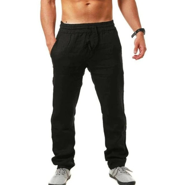 Pantalon de Bambula y lino