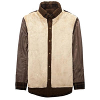 Thumbnail for Chaqueta con corderito a cuadros