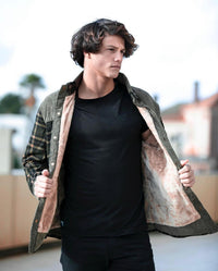 Thumbnail for Chaqueta con Corderito a Cuadros