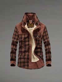 Thumbnail for Chaqueta con Corderito a Cuadros