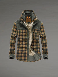 Thumbnail for Chaqueta con Corderito a Cuadros