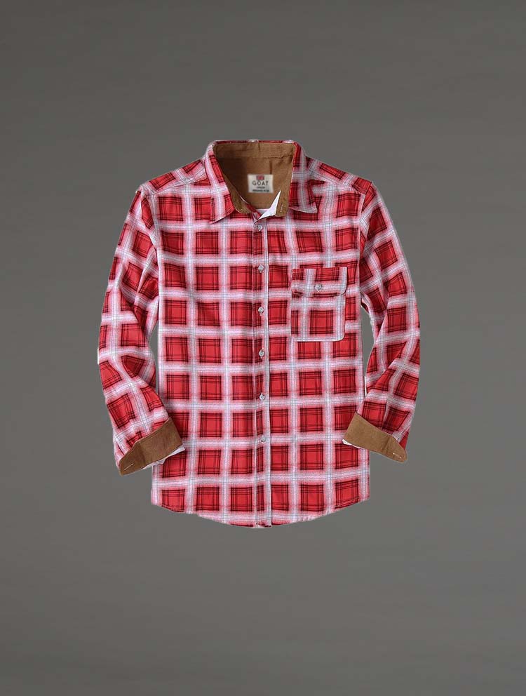 Camisa con cuello de Pana