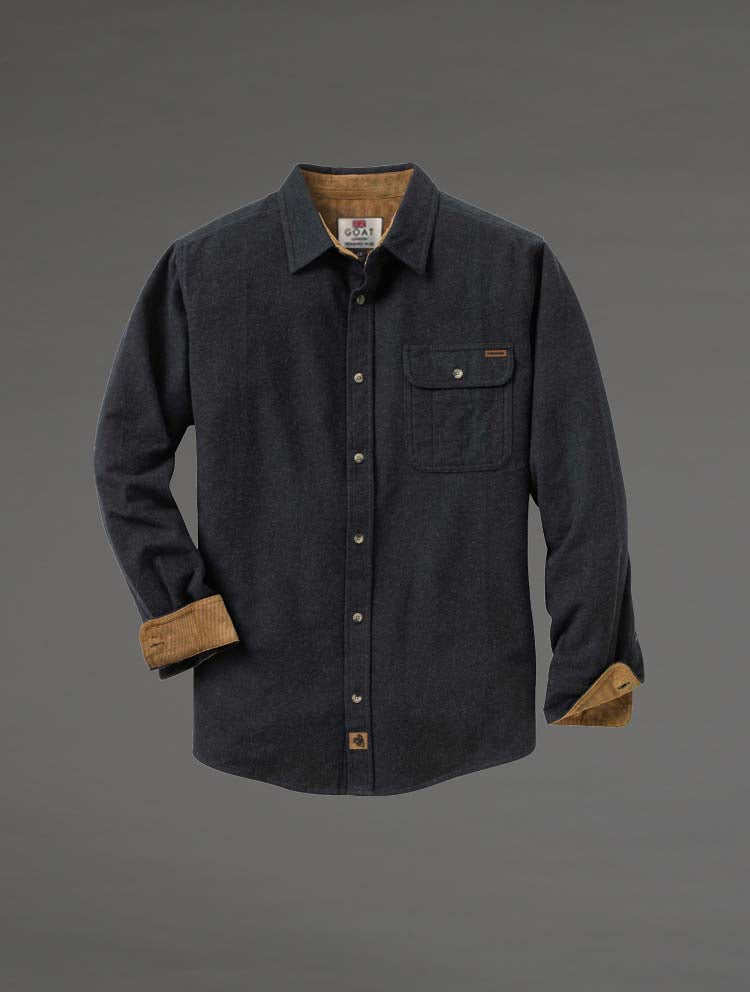 Camisa con cuello de Pana