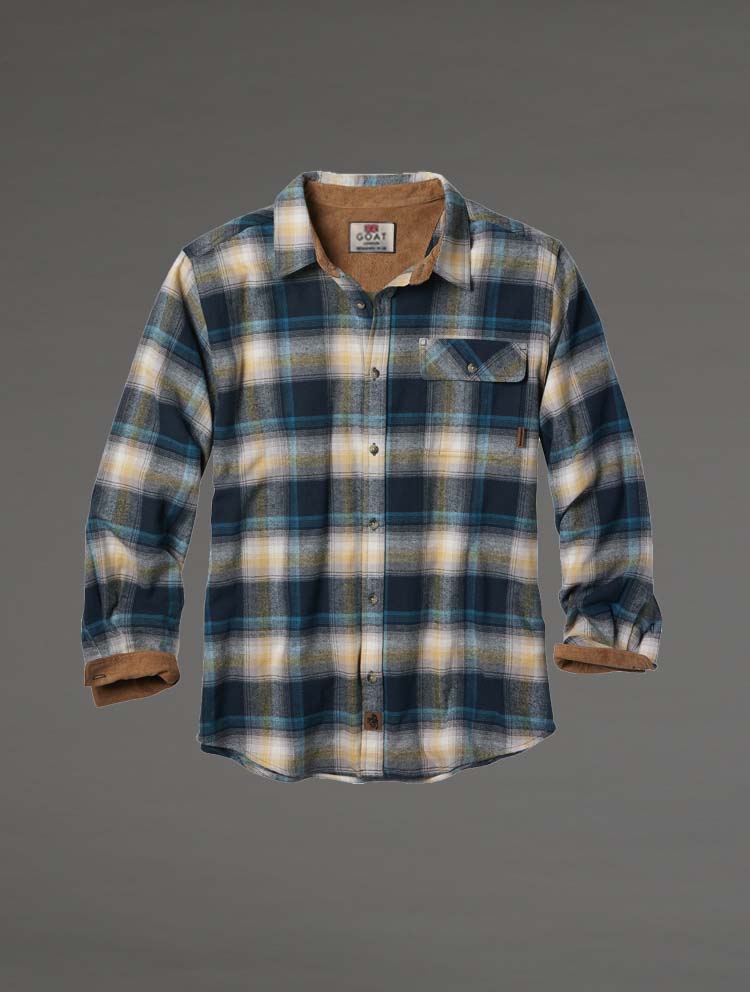 Camisa con cuello de Pana