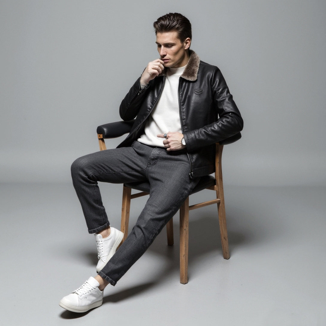 Chaqueta de Cuero