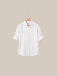 Thumbnail for Camisa Bromley de lino - Azul