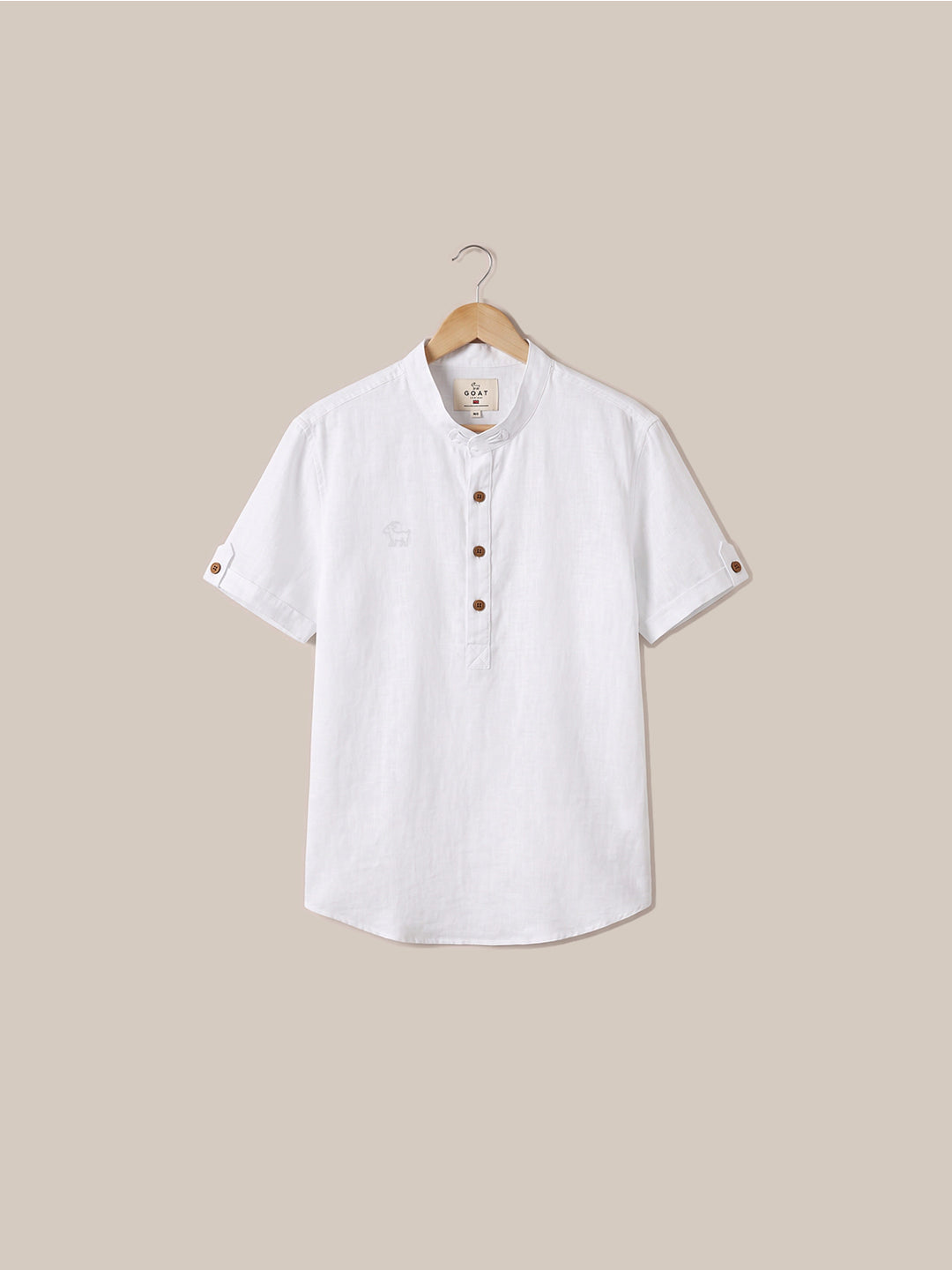Camisa Goat London Classic - Blanco