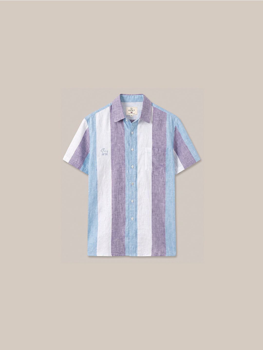 Camisa London Eye (100% lino) - Amarilla