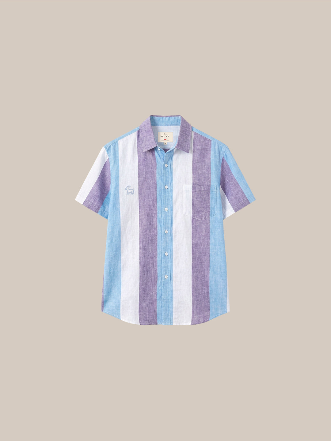 Camisa London Eye (100% lino) - Amarilla