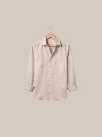 Thumbnail for Camisa Holborn 100% lino - Beige