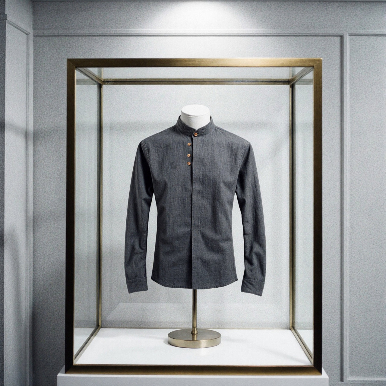 Camisa de lino Manga Larga