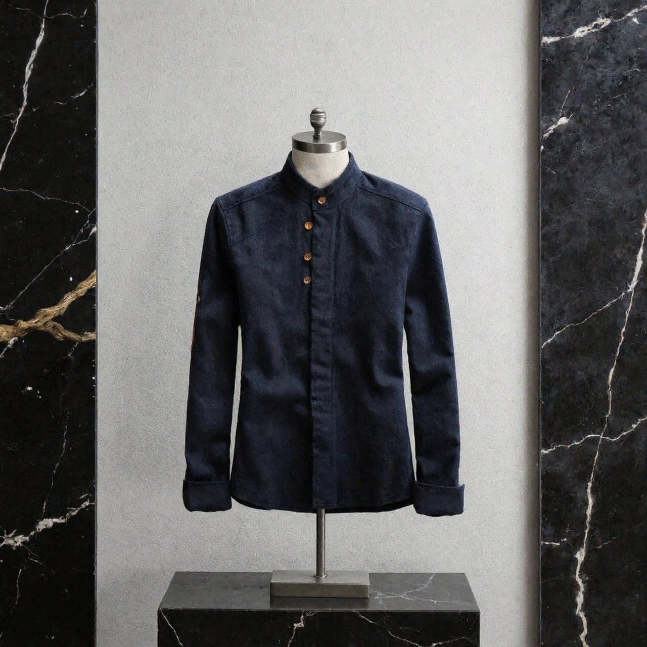 Camisa de lino Manga Larga