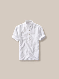 Thumbnail for Camisa Goat London Classic blanca - GOAT LONDON