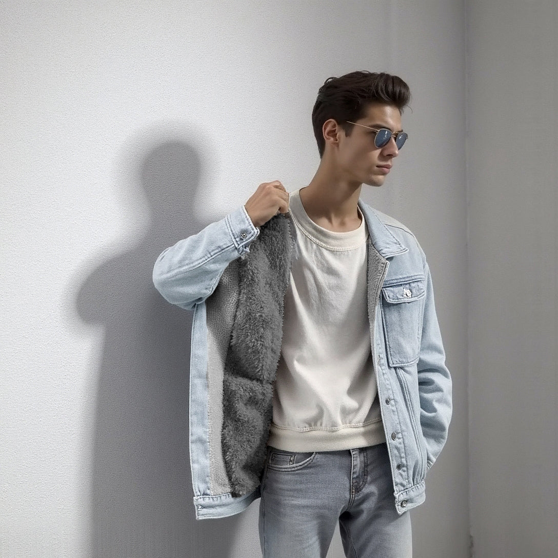 Chaqueta de Jean con corderito