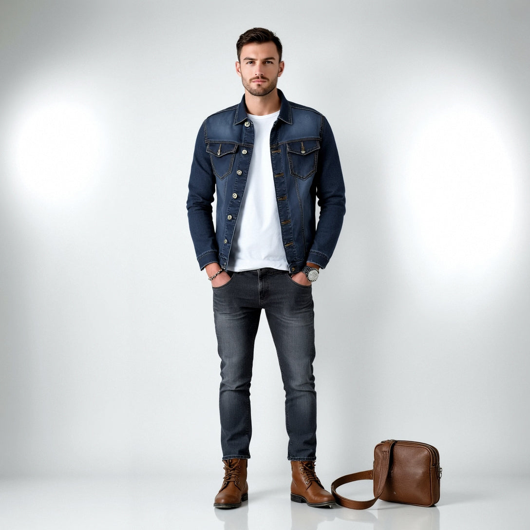 Chaqueta de Jean con corderito