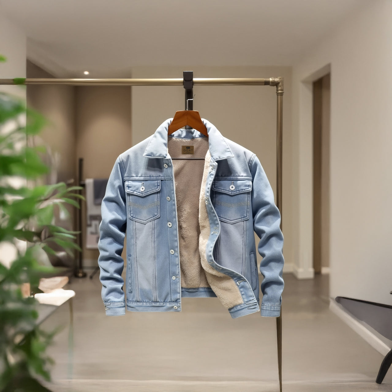 Chaqueta de Jean con corderito