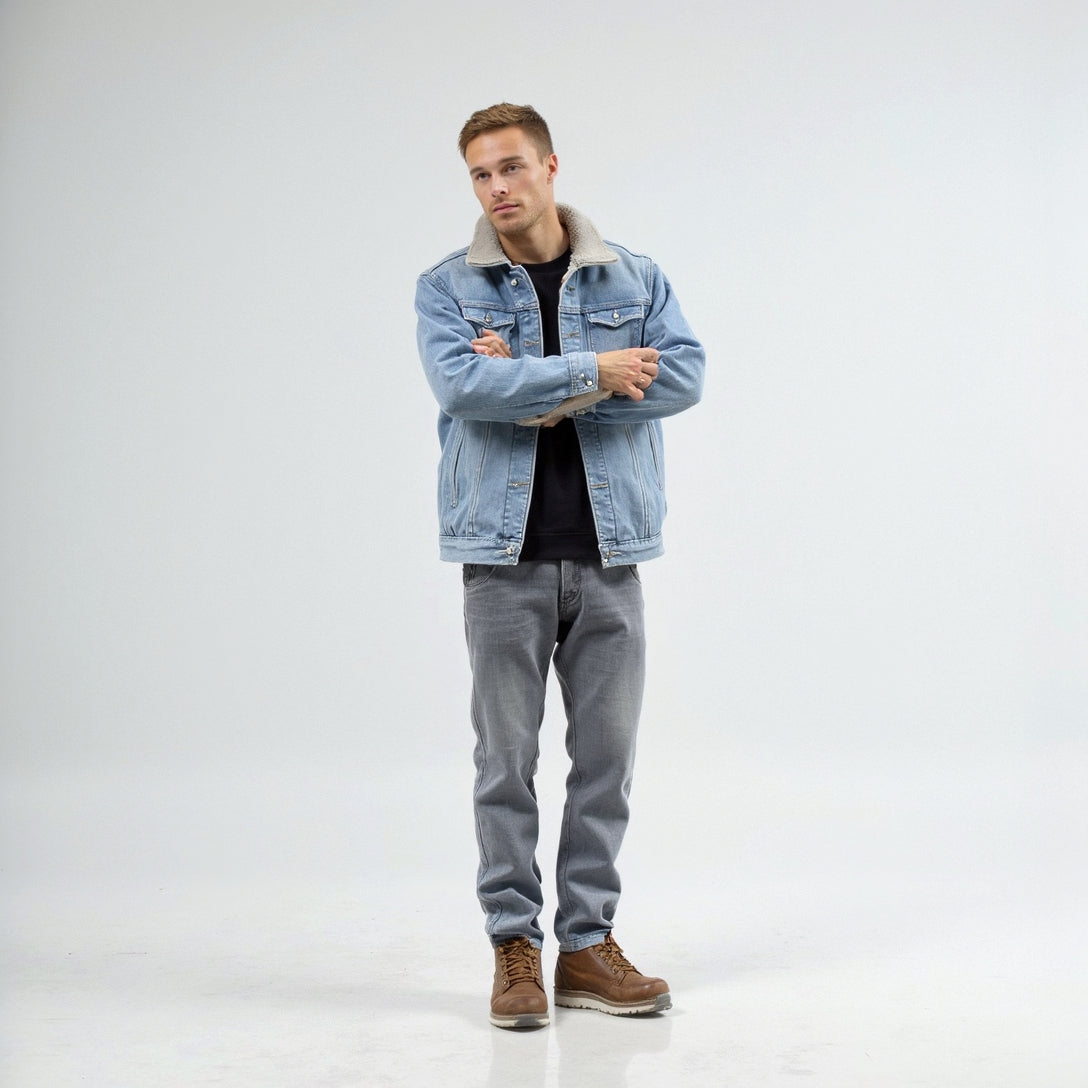 Chaqueta de Jean con corderito