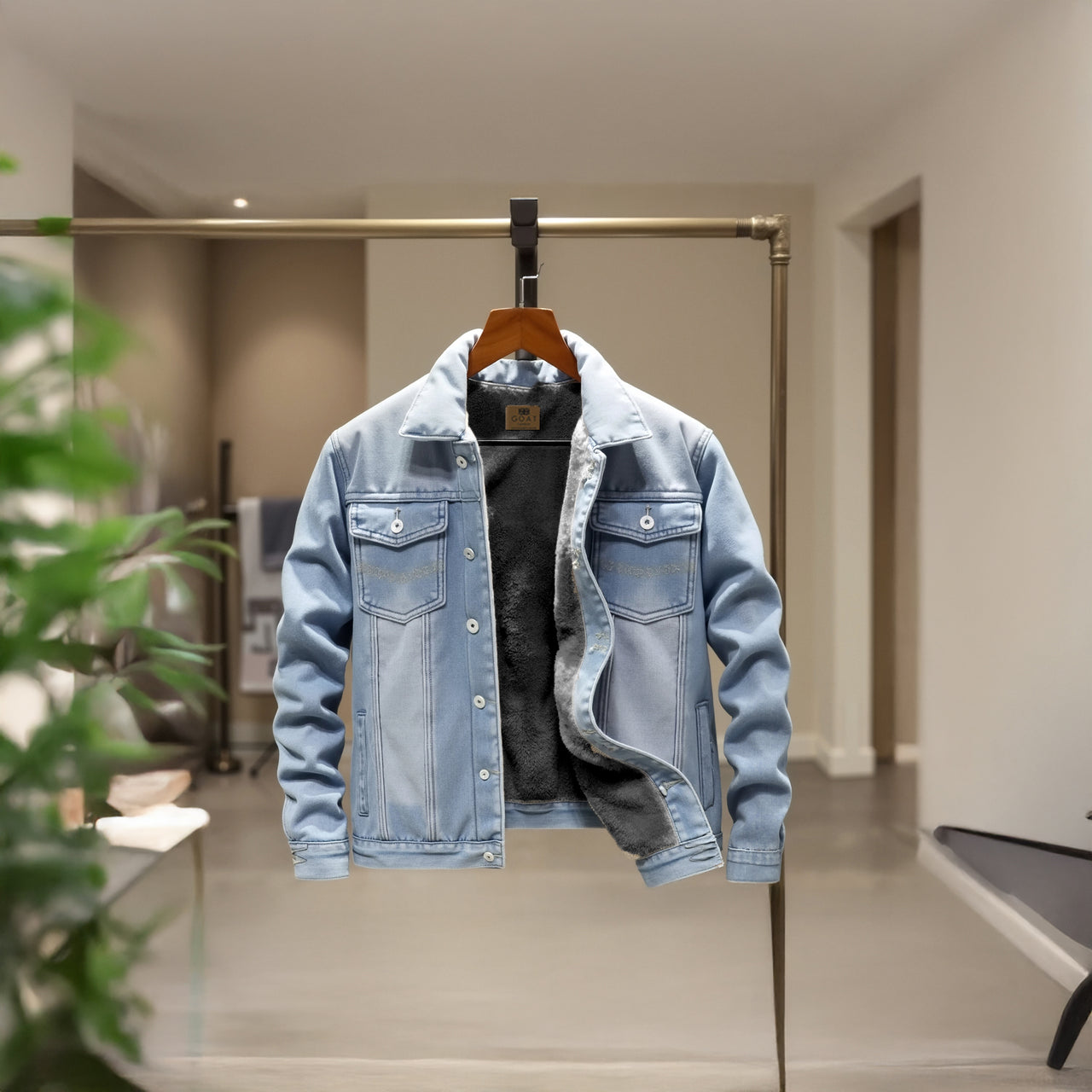 Chaqueta de Jean con corderito