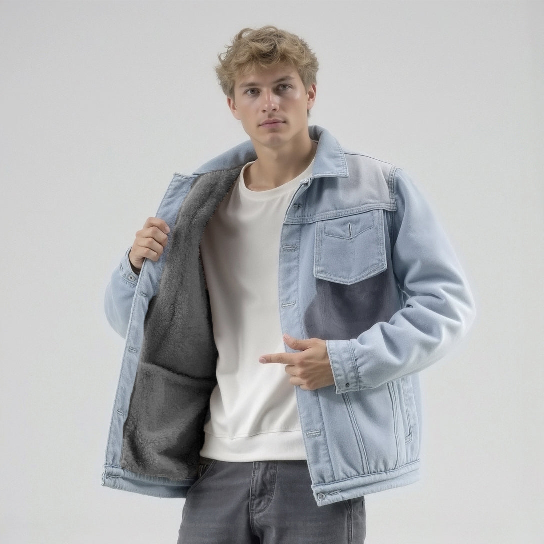 Chaqueta de Jean con corderito