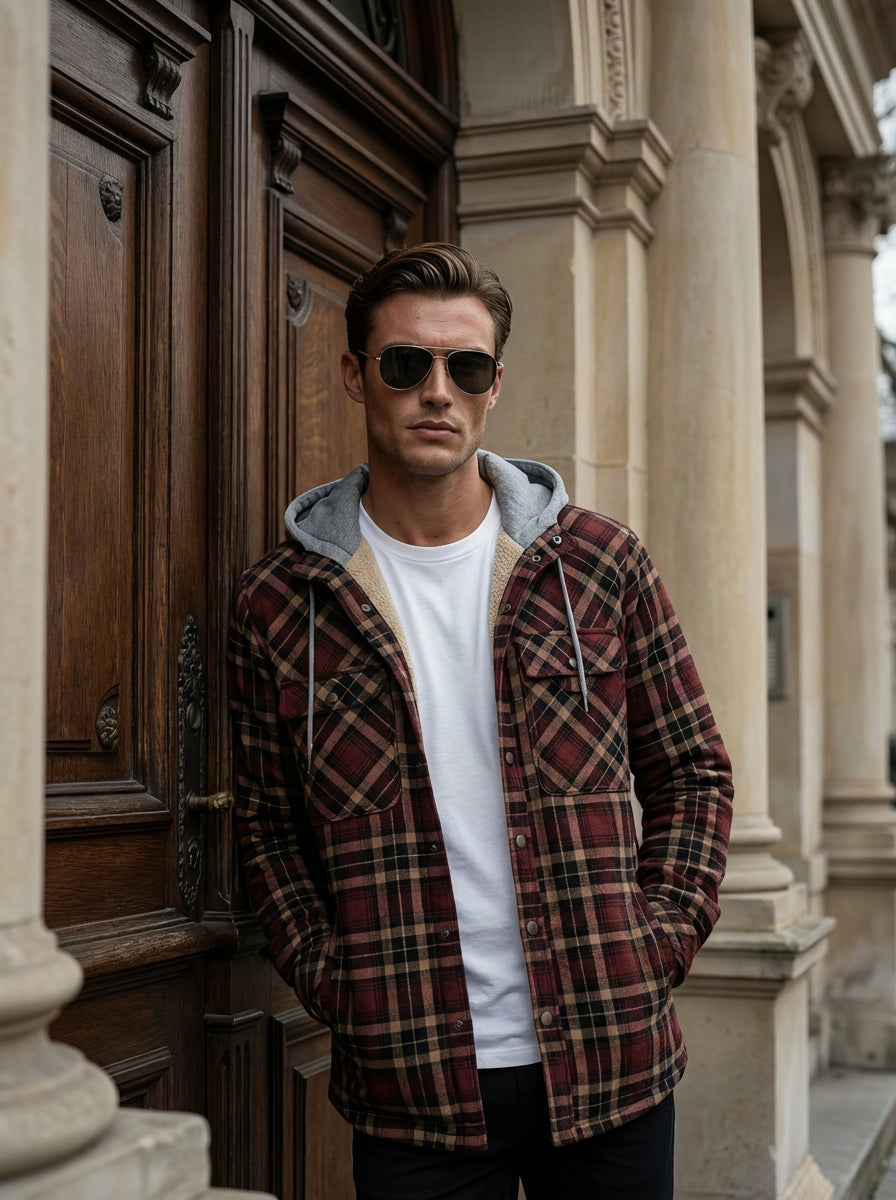 Campera de Algodón Rojo