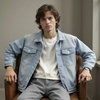 Thumbnail for Chaqueta de Jean con corderito