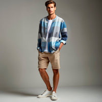 Thumbnail for Camisa 100% Lino a Cuadros