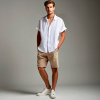 Thumbnail for Camisa 100% Lino (Black Line)