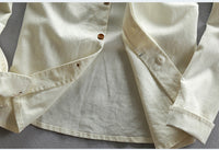 Thumbnail for Camisa de lino Manga Larga