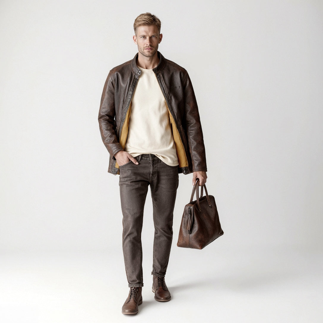 Chaqueta de Cuero Vacuno Goat London