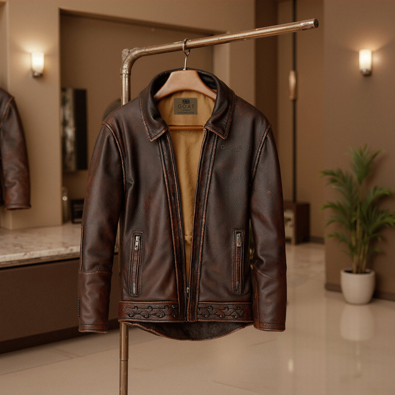 Chaqueta de Cuero Vacuno Goat London