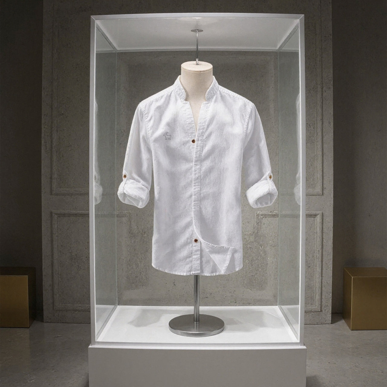 Camisa Bromley de lino