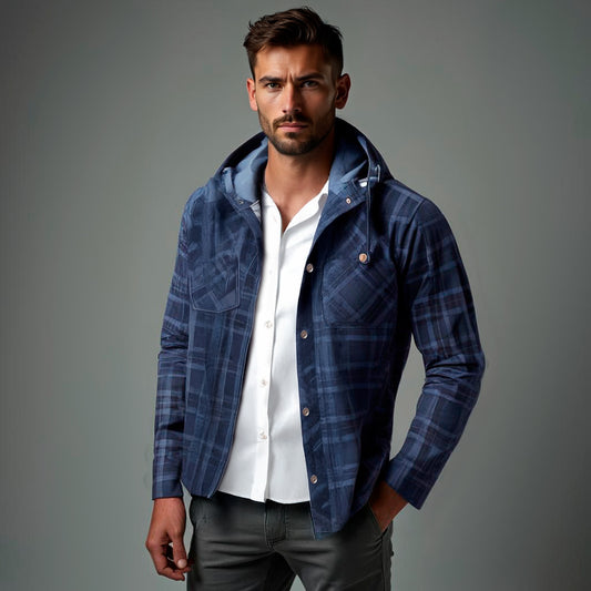 Campera de Algodón Azul marino