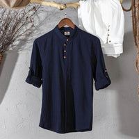 Thumbnail for Camisa de lino Manga Larga