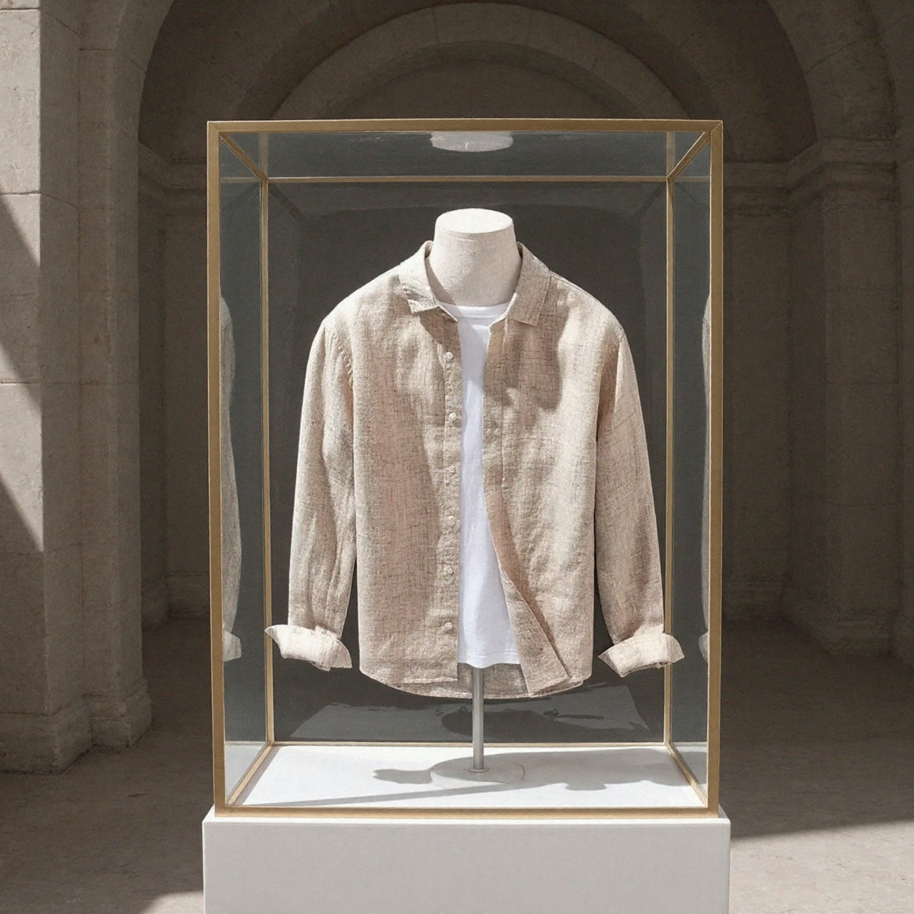 Camisa Beckenham de lino