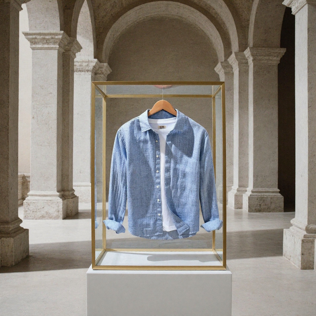 Camisa Beckenham de lino