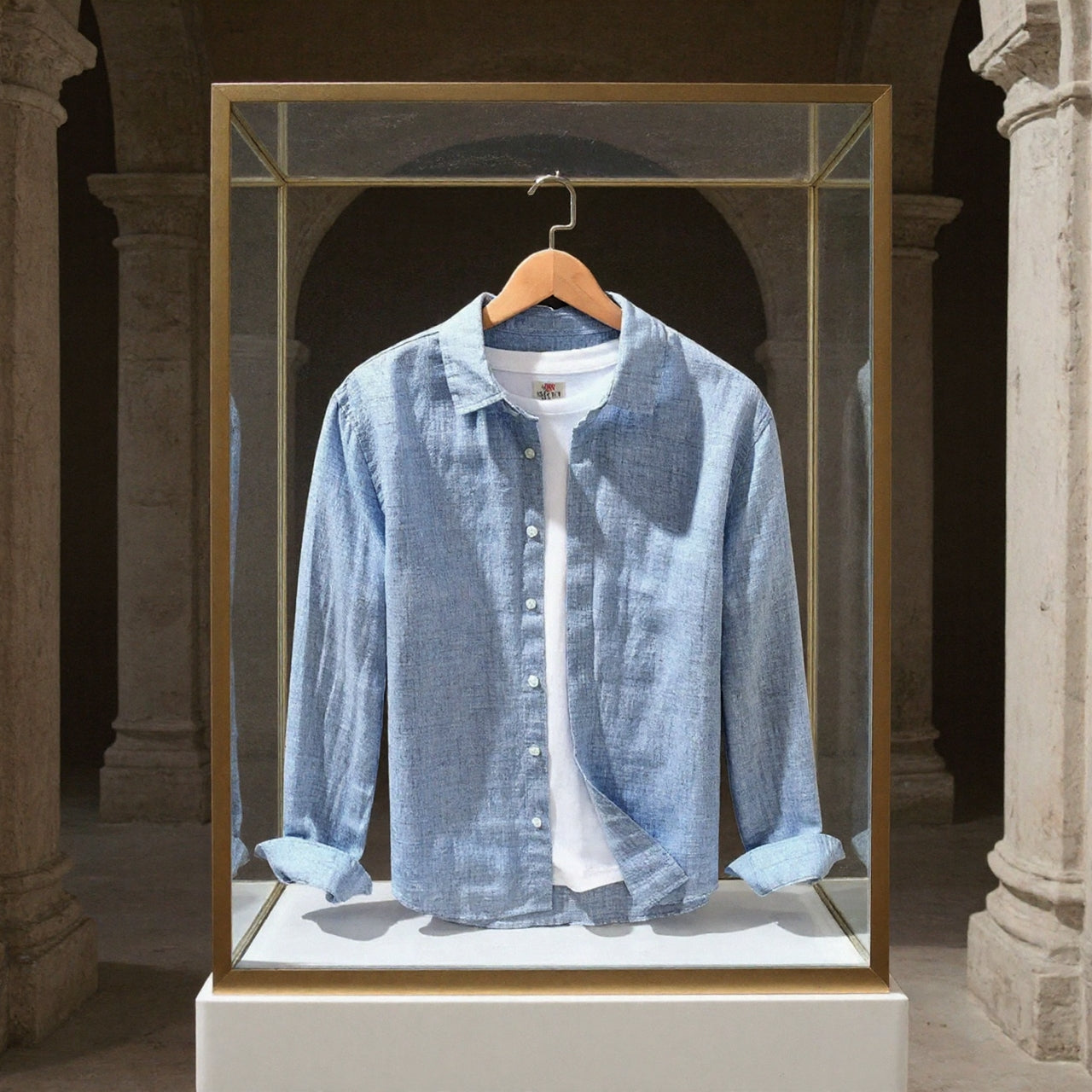 Camisa Beckenham de lino