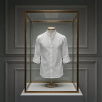 Thumbnail for Camisa de Lino Cuello Mao Talles hasta 10XL