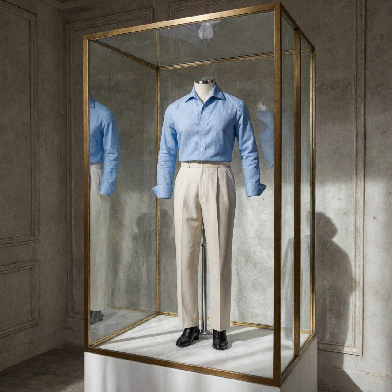 Camisa de Vestir 100% lino old money